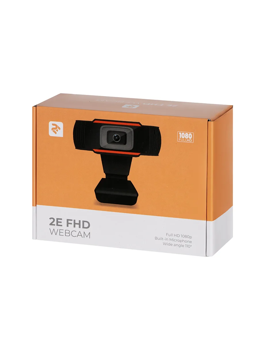Веб камера 2Мп 1920x1080 2E 2E-WCFHD черный
