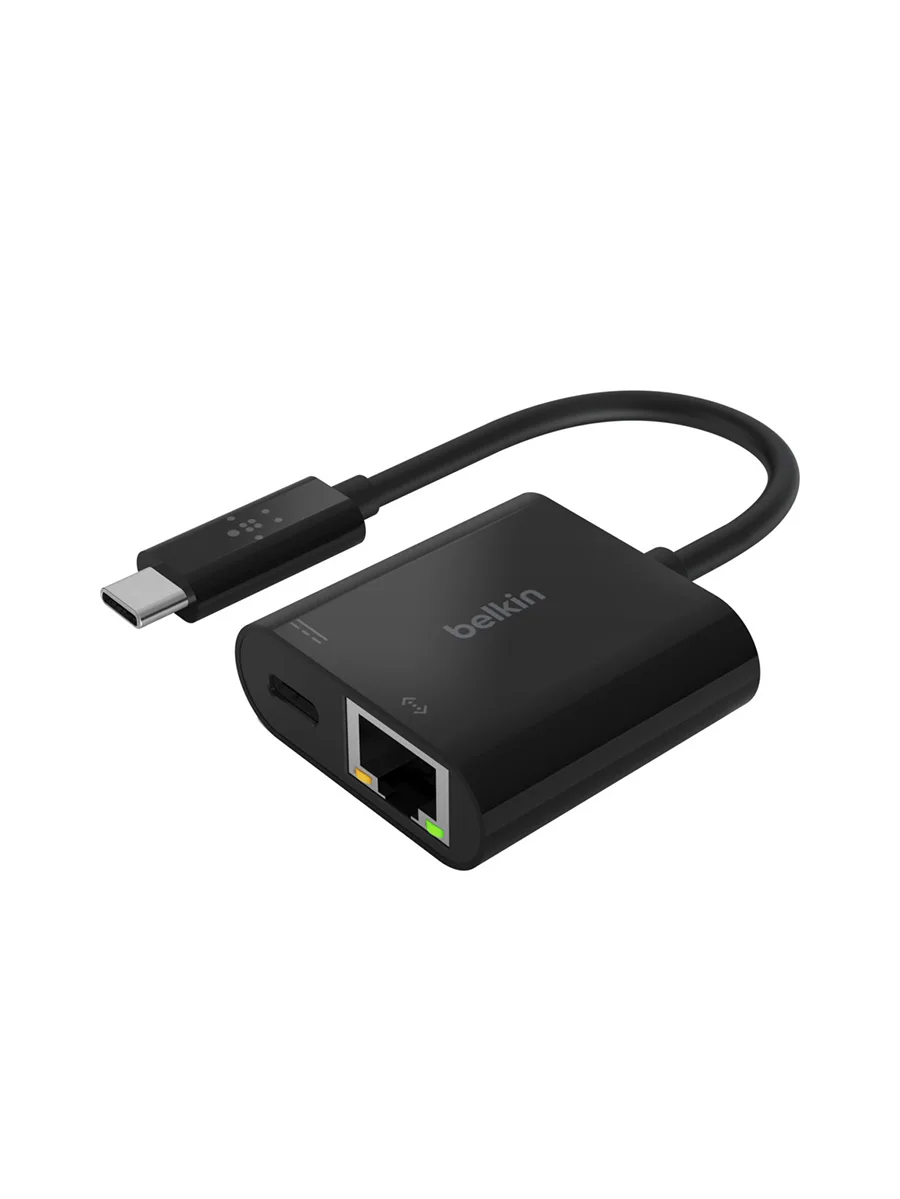 Адаптер USB Type-С - Ethernet Belkin INC-001 черный